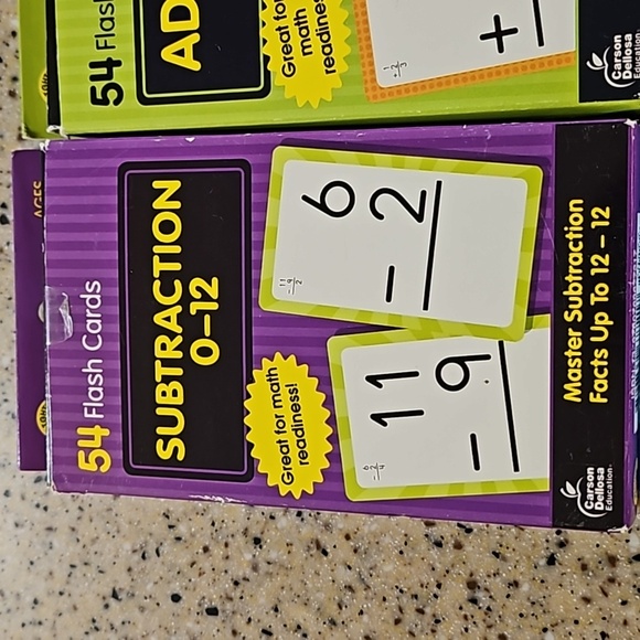 **Clearance** Early Childhood math flash cards bundle - Picture 2 of 10